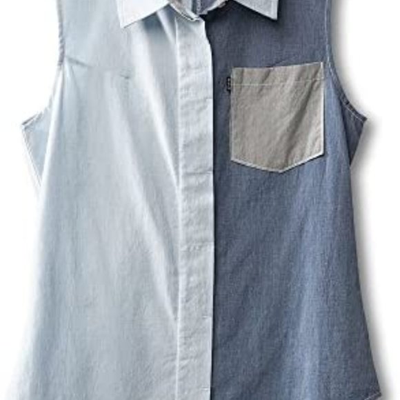 Kavu Jojo Sleeveless Button Up Shirt - Size S - Picture 1 of 5